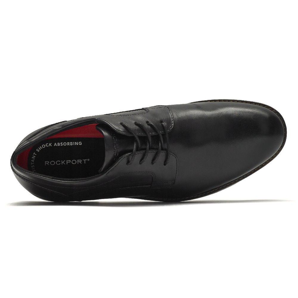 Rockport Oxfords Herr Svarta - Dustyn Plain Toe - PJASE8539